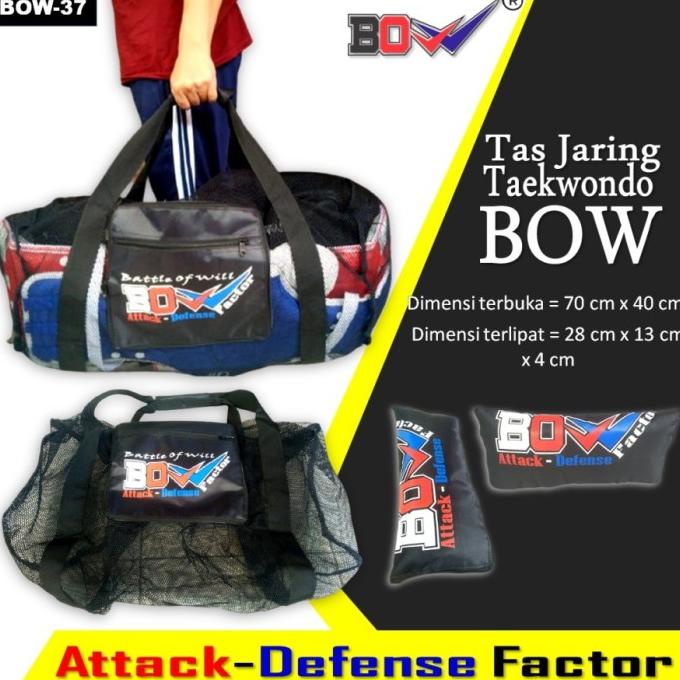 Tas Jaring Peralatan Tanding Taekwondo Karate equipment net bag BOW