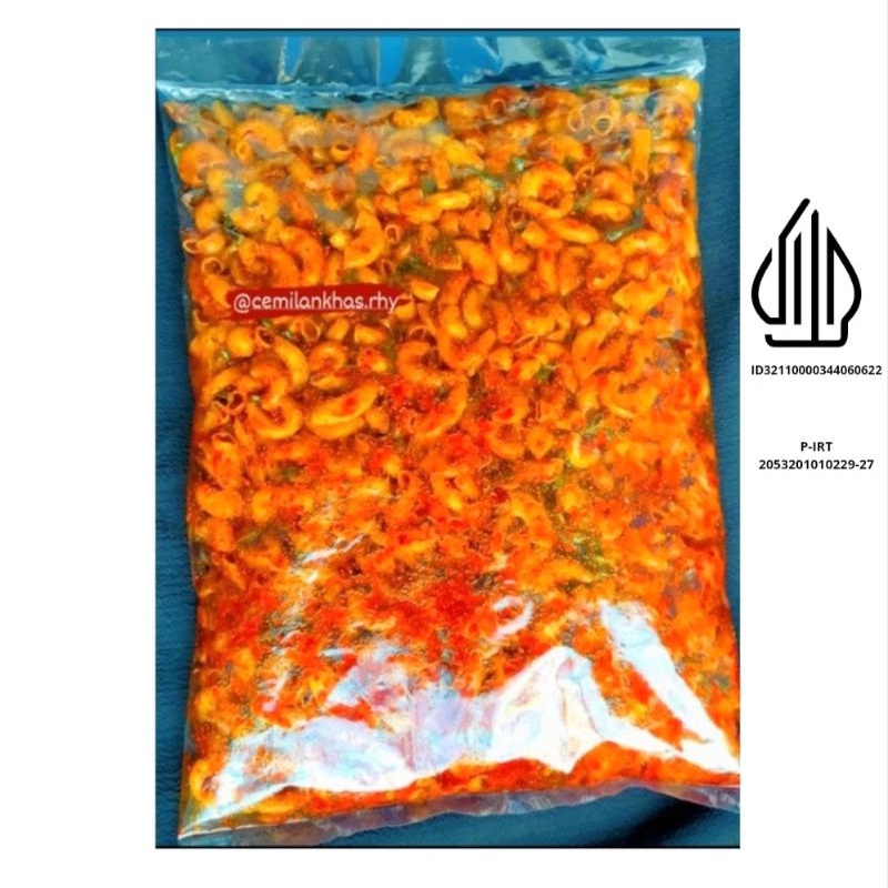 

COD MAKARONI BANTET PEDAS KENCUR EXTRA DAUN JERUK 500gr TERMURAH / SNACK / CEMILAN