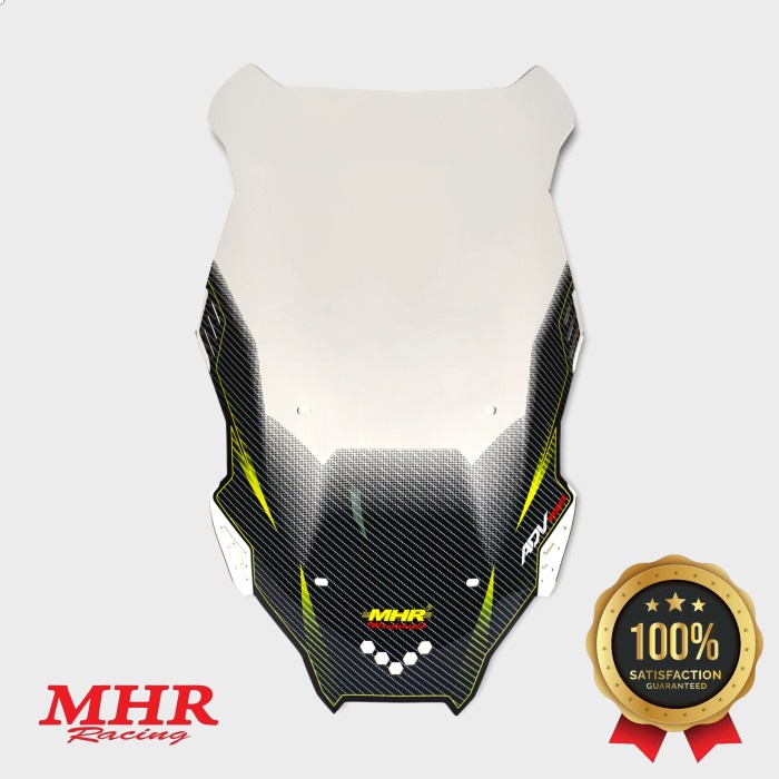 MHR - Visor Windshield Akrilik for ADV 150 160 Twotone Black Series / Carbon Series P01B