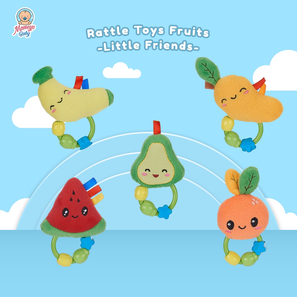 Rattle Toys Fruits -Little Friends- LFR5010 LFR5020 LFR5030 LFR5040 LFR5050