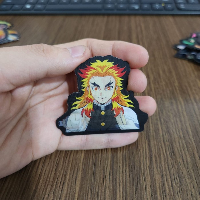 

STIKER 3D MOTION LENTICULAR ANIME - DK0176 - Demon Slayer - Rengoku