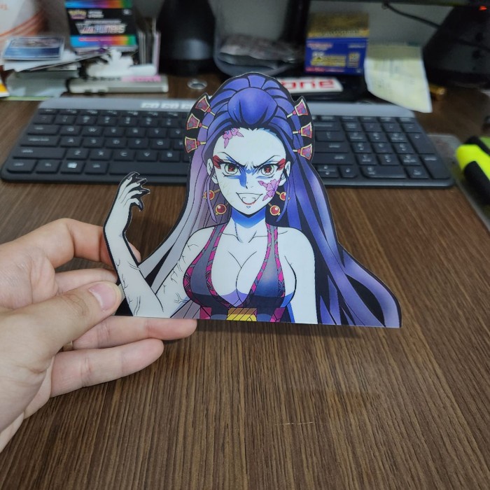 

STIKER 3D MOTION LENTICULAR ANIME - D0035 - Demon Slayer - Daki