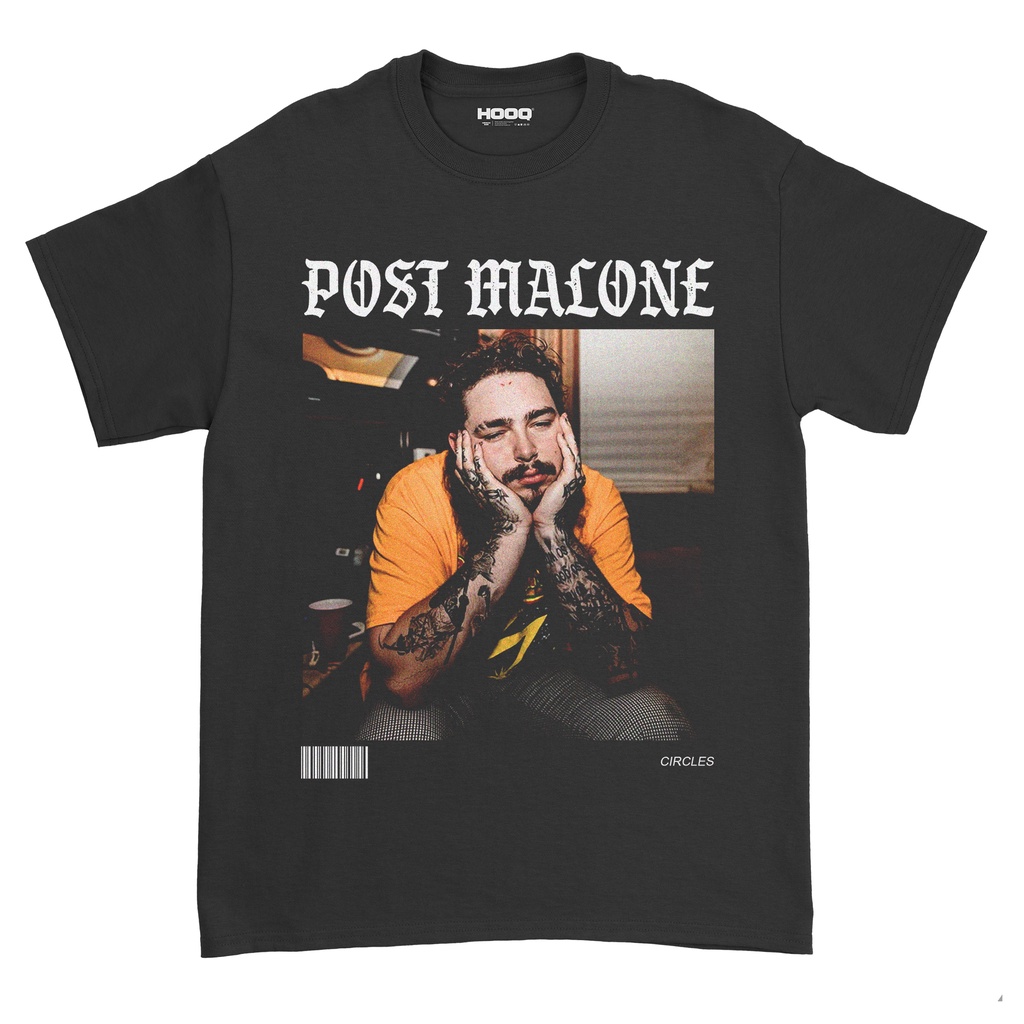 ( COD ) KAOS ATASAN POST MALONE - CIRCLES / COD / BAJU MUSIK / BAJU POST MALONE / POST MALONE TEE