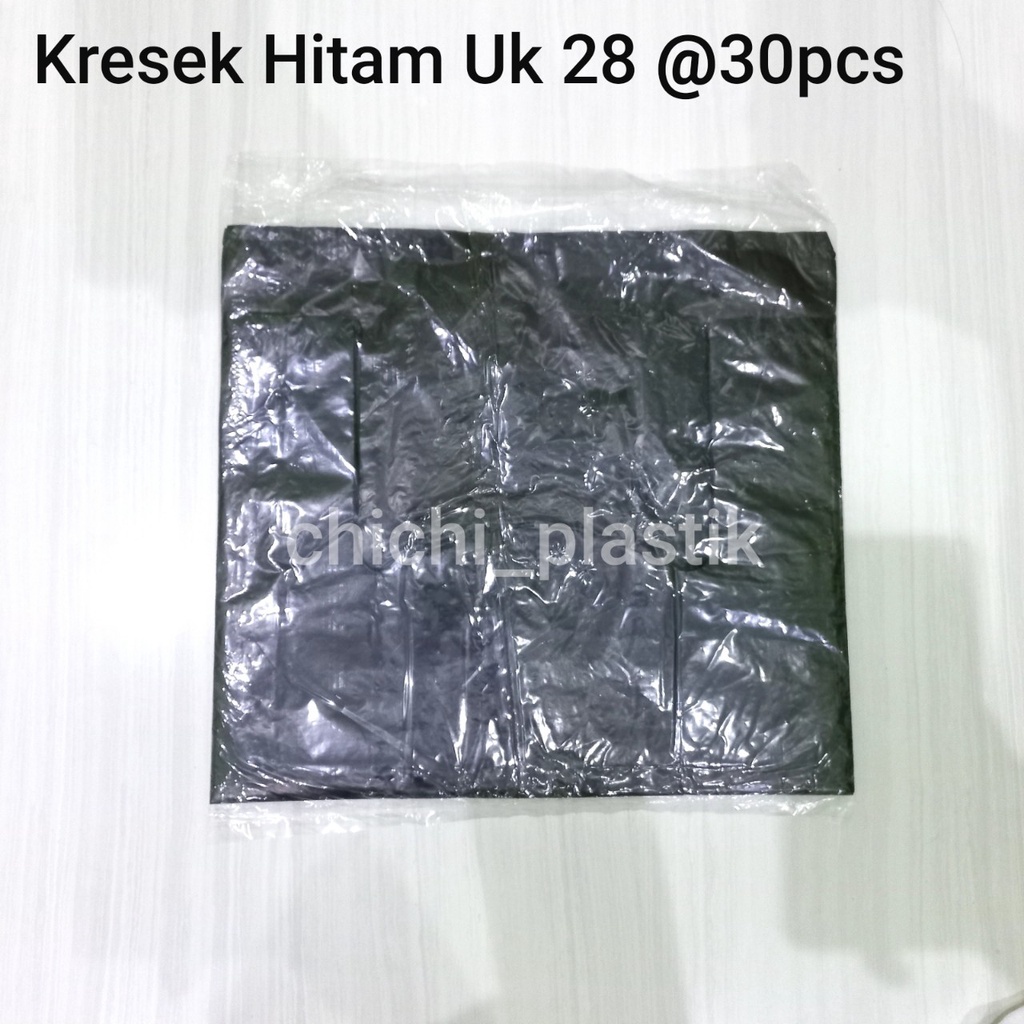 kresek hitam uk 28 / kresek hitam polos 28 kresek hajatan