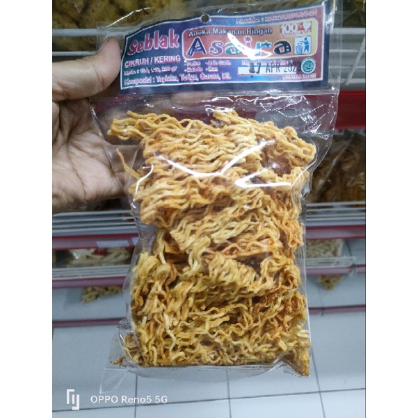 

Mie Seblak Kering/ Keripik Mie Seblak Pedas 150gr