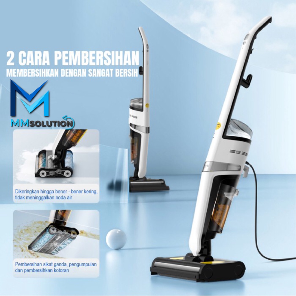 Deerma VX20 Wet Dry Smart Vacuum Cleaner dual Shaft Penyedot Debu