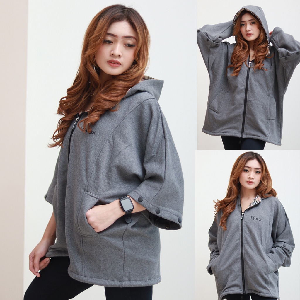 Hoodie Oversize Zipper Veronica