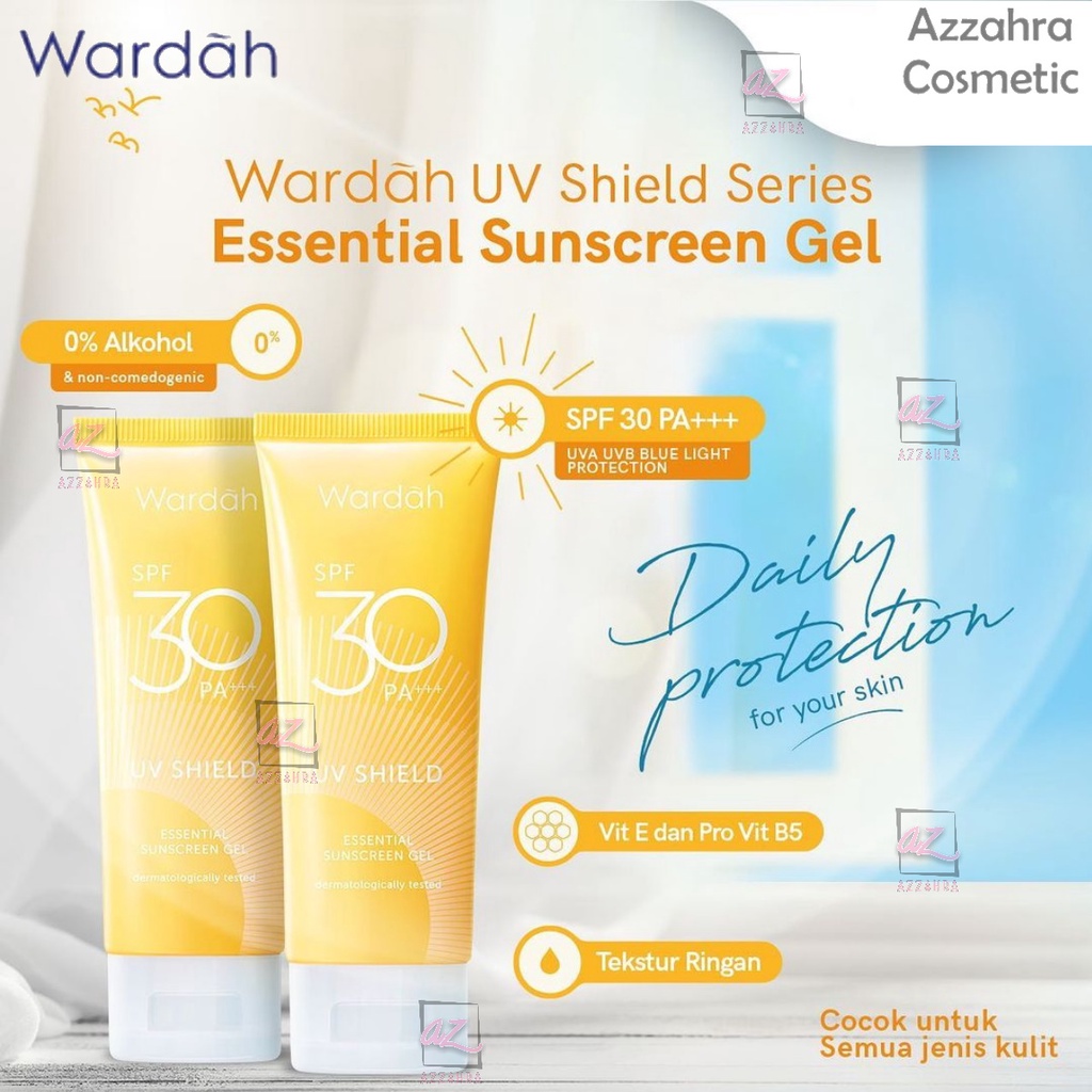 Wardah UV Shield Essential Sunscreen Gel SPF 30 PA +++ 40 ml