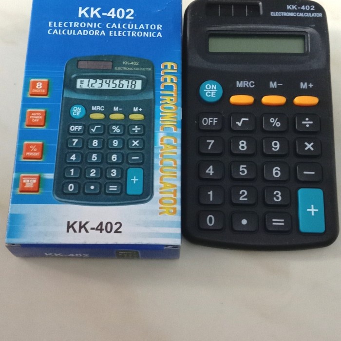 

KALKULATOR MINI / KALKULATOR POCKET KK 402