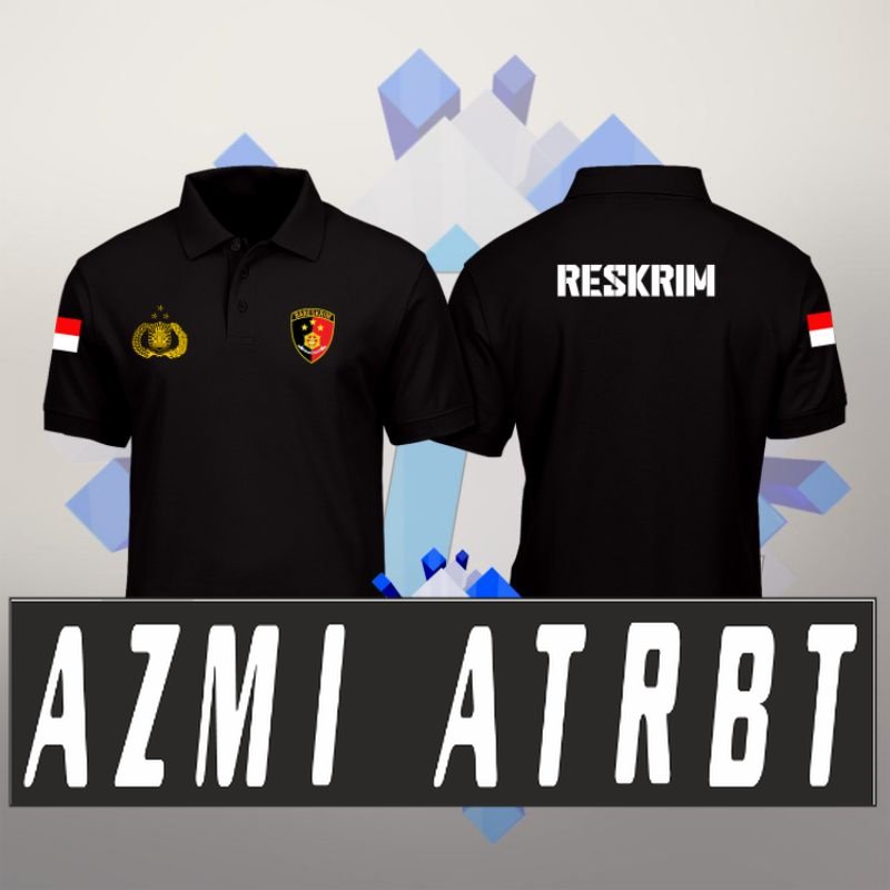 KAOS POLO SHIRT PENDEK POLISI RESKRIM BARESKRIM POLRI