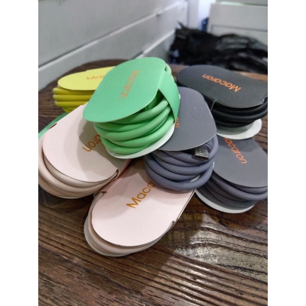 KABEL DATA MACARON MICRO V8 SUPPORT FAST CHARGING