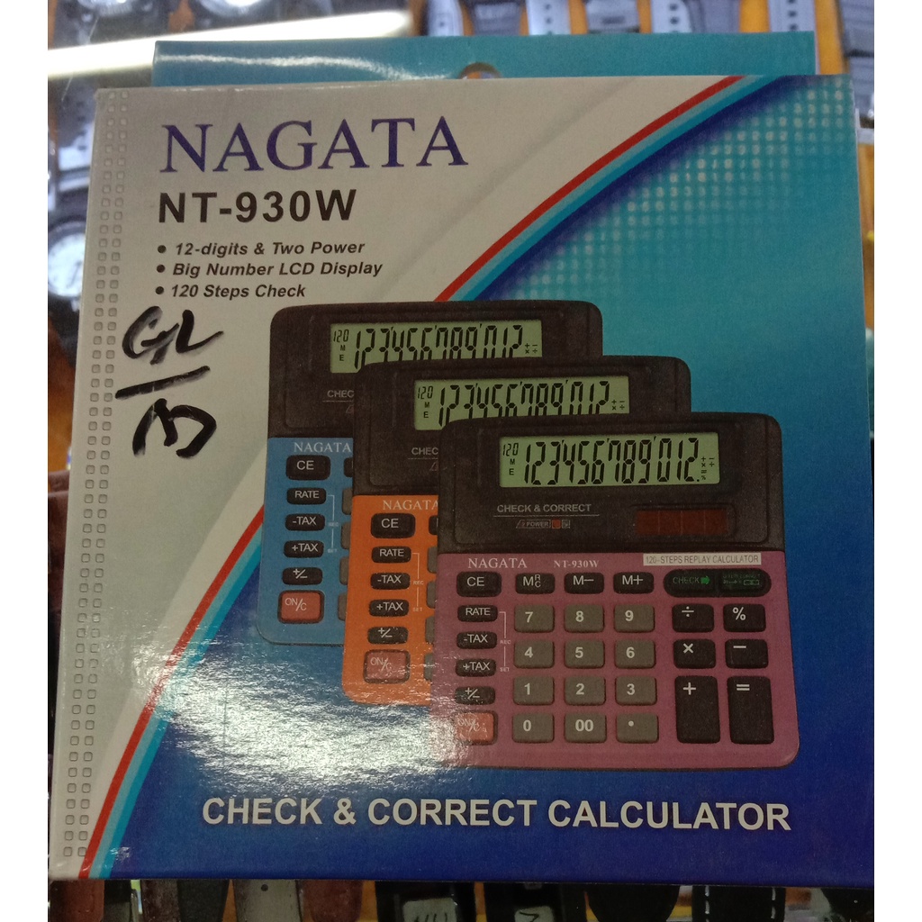 

KALKULATOR NAGATA TAYPE NT 930W 12 DIGITS