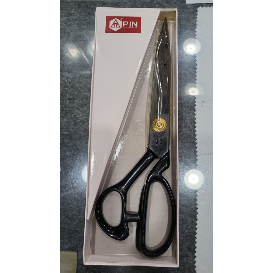 Gunting Kain Jahit Baja Profesional Tajam Merk PIN - 12 Inch