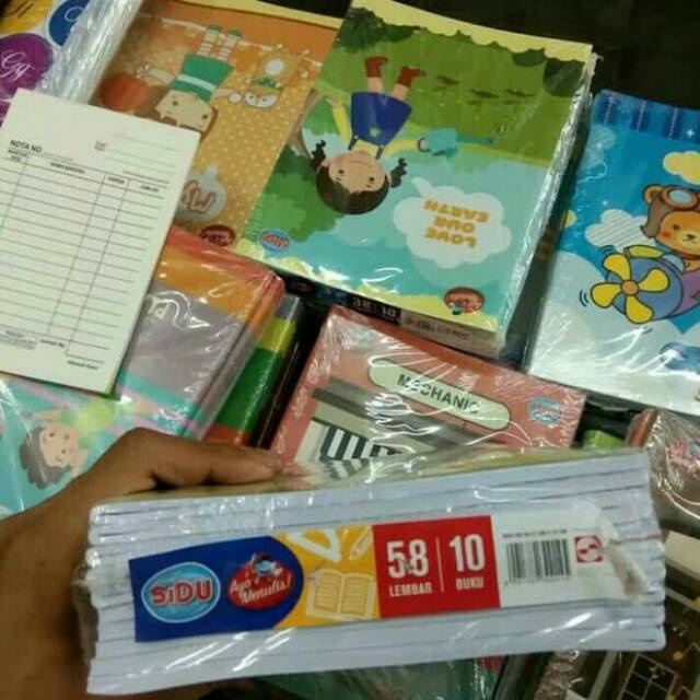 

Buku Tulis Sidu Sinar Dunia 58 lembar 1 pack Sidu Sekolah