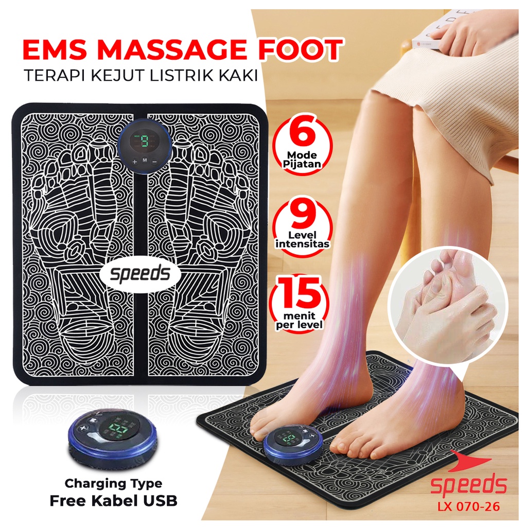 Jual Speeds Ems Foot Massage Mat Pijat Kaki Ems Pad Mat Japan Original Alat Pijat Kaki Alat 1924