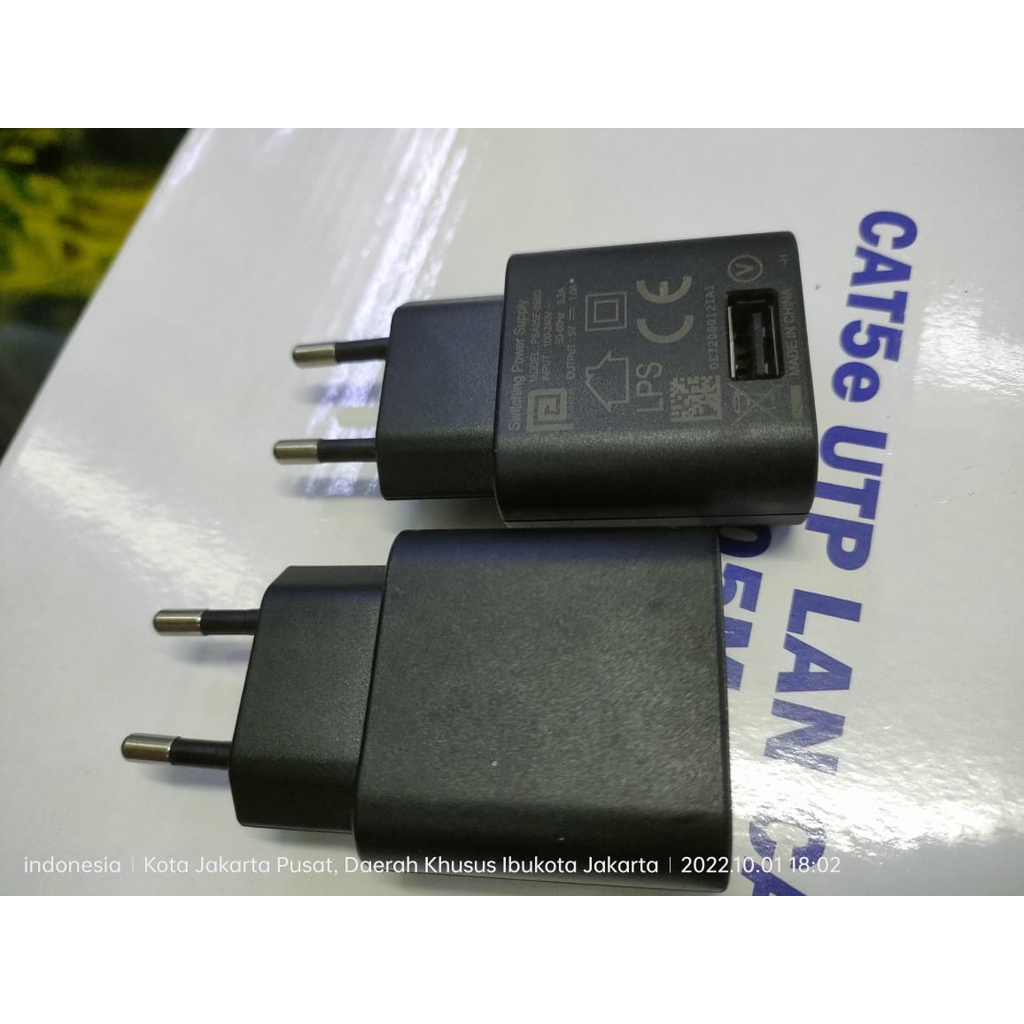 AC / DC Adapter 5V 1A / Adaptor CCTV IP 1A 5V adaptor htb100 FO TO LAND ADAPTOR non jak