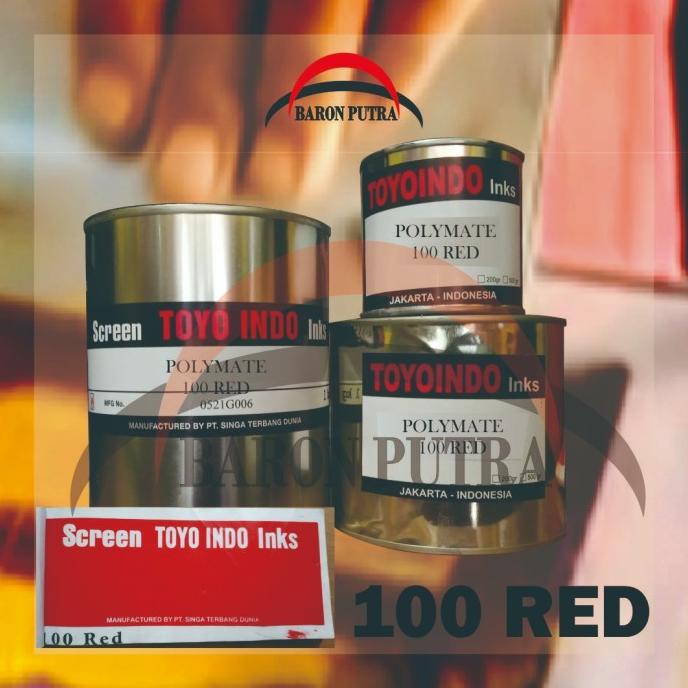

`````````] TINTA TOYO POLYMATE 100 RED 500GR (TINTA PLASTIK)