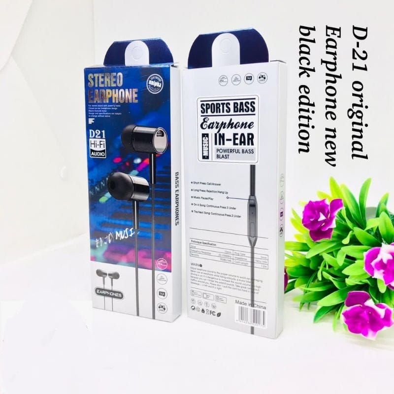 HEADSET LIMAX D21 EXTRA BASS HANDSFREE ERPHONE LIMAX D21 EXTRA BASS