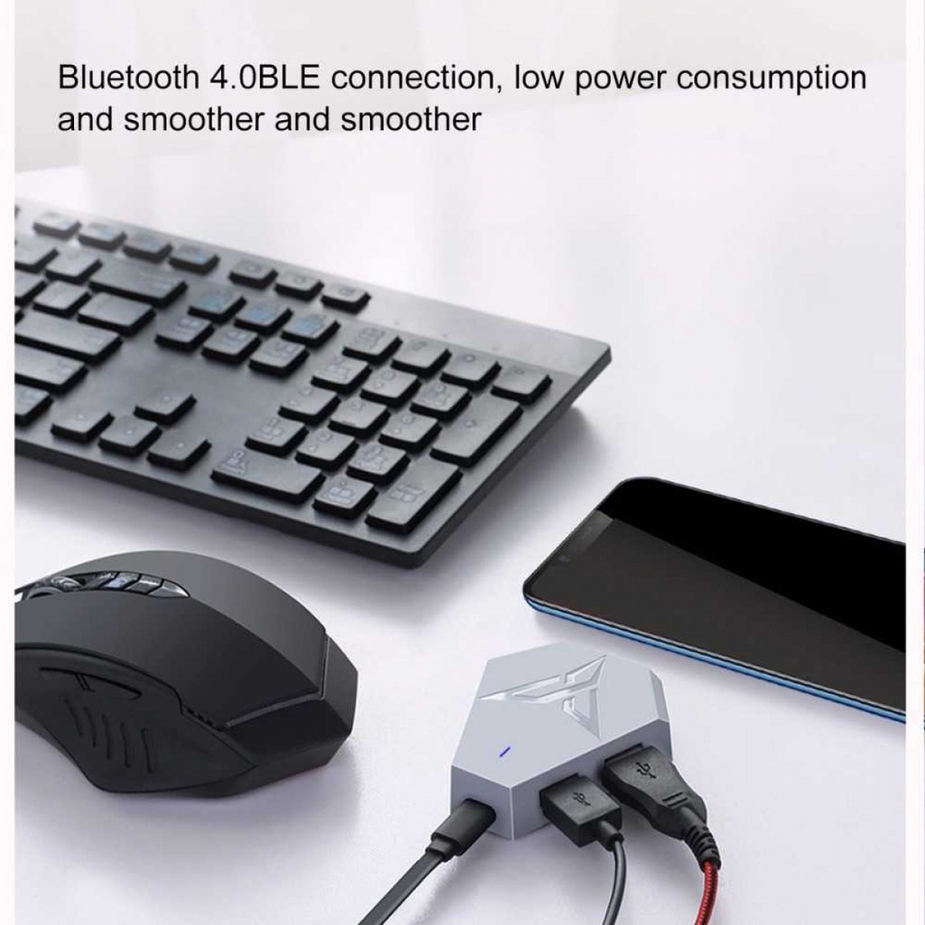 Bluetooth Adapter Teclado Converter Mouse and Keyboard To Smartphone