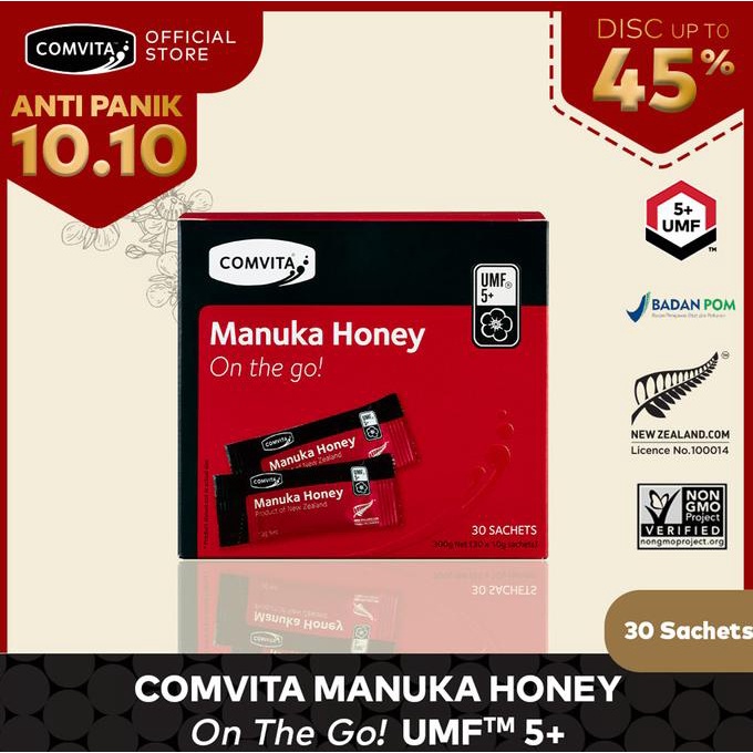 

[COD] Comvita Manuka Honey On The Go! UMF 5+ 30 Sachet [COD]