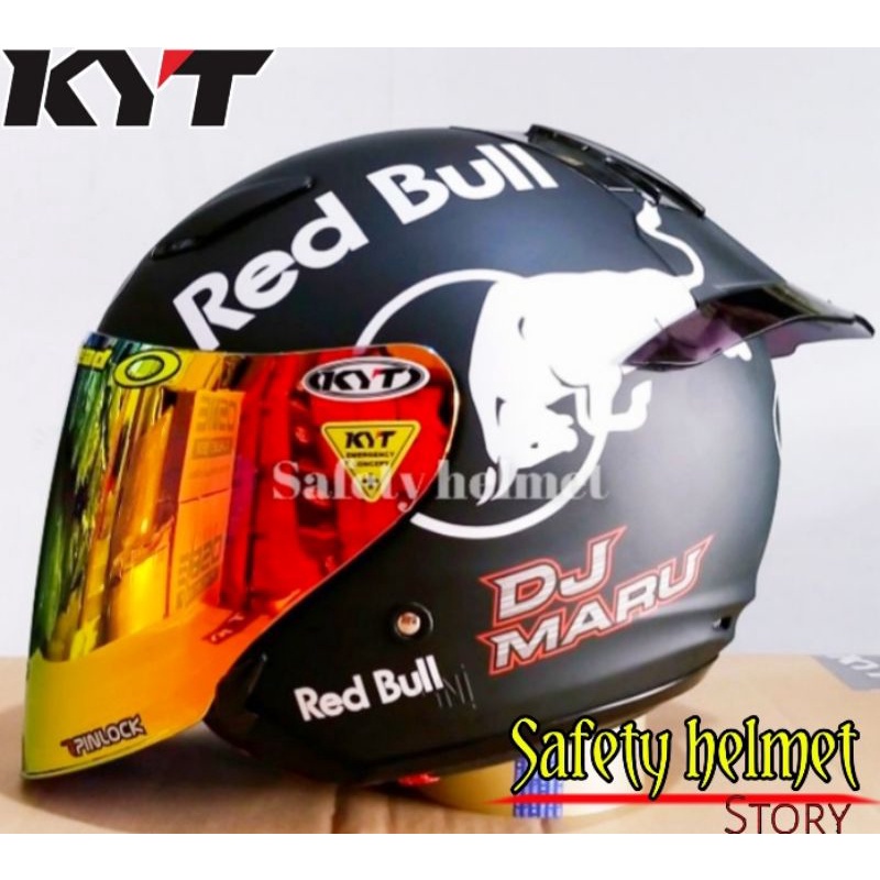 Helm Kyt DJ MARU Polos Modif Paket Ganteng