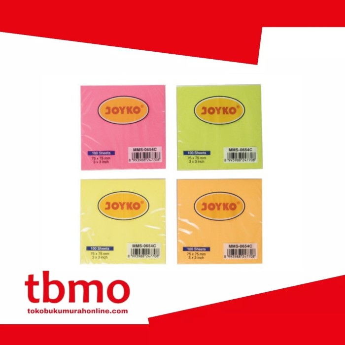 

TBMO MEMO STICK JOYKO MMS-0654C / STICKY NOTE / KERTAS MEMO