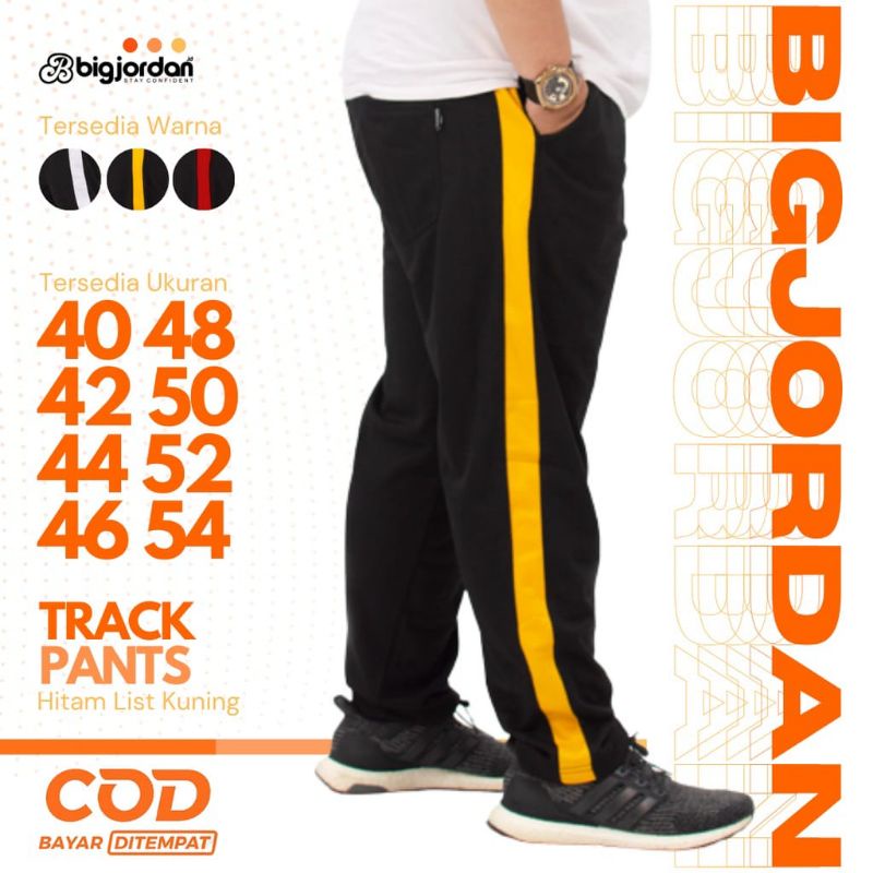 BIG JORDAN Celana Olahraga Jumbo Pria Wanita Big Size 42 44 46 48 50 Celana Training Big Size