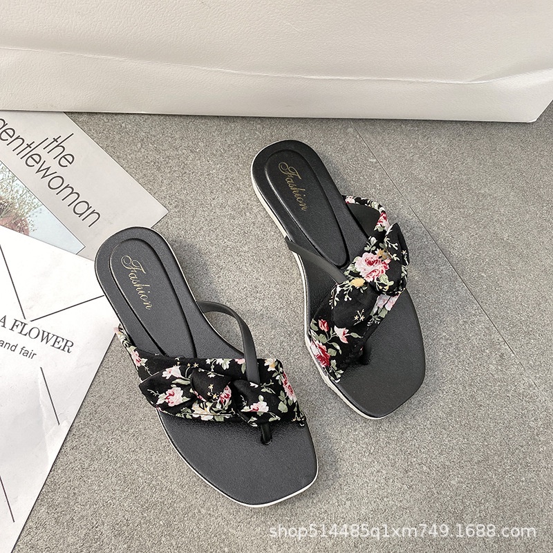 ♫ Megata ♫ SJ010 Sandal Bunga Wanita / Sandal Slop Wanita / Sandal Fashion Wanita Murah / Sandal Cewek