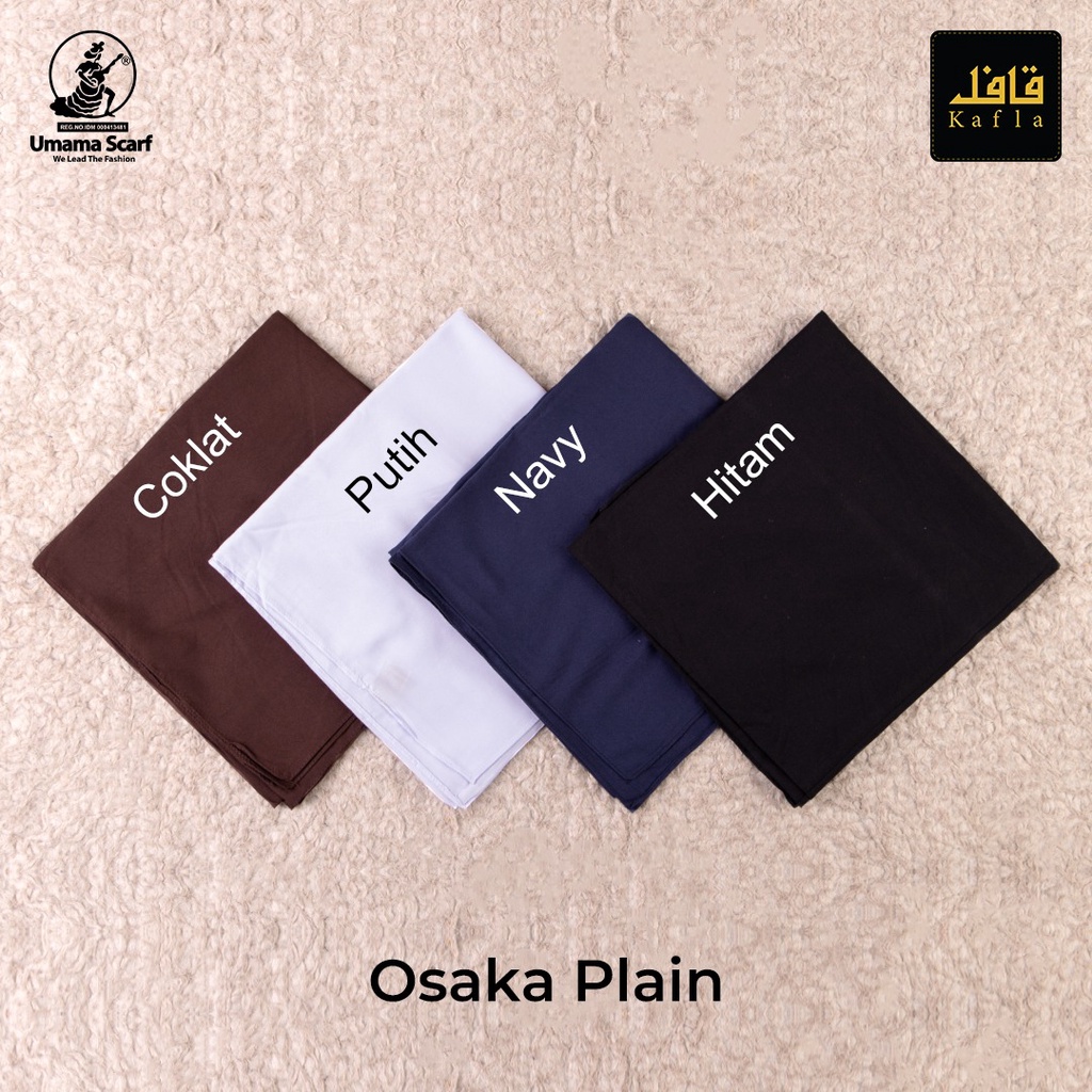 Hijab/Kerudung Segiempat Voal Osaka Polos Original By Umama Scarf 110x110cm