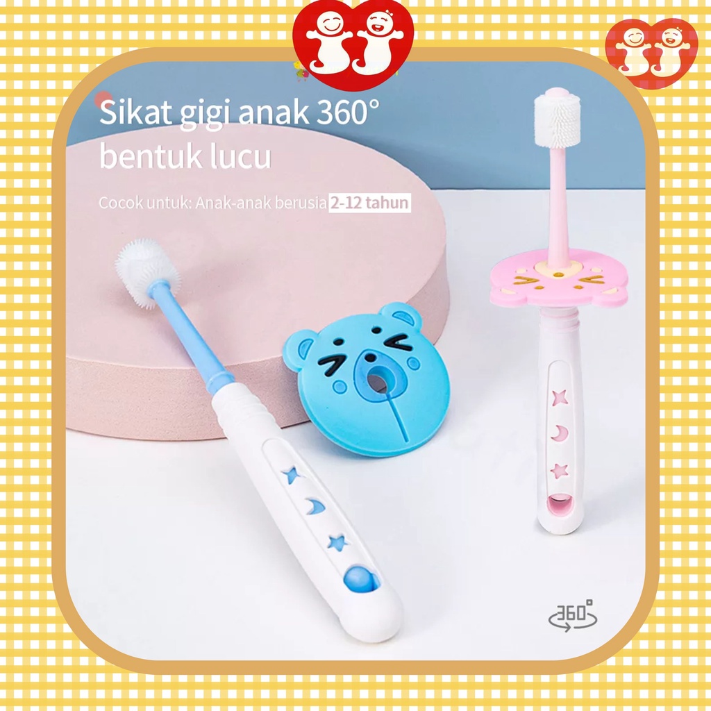 Sikat Gigi Anak Bayi Lembut 360 Derajat Baby Training Toothbrush