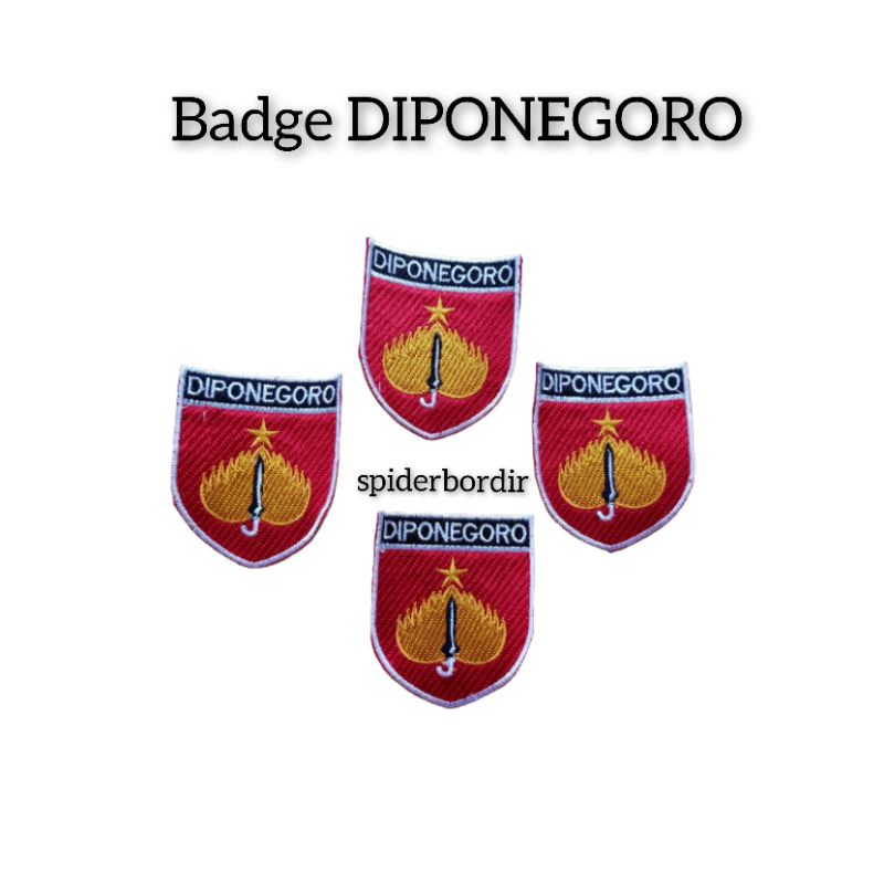 Badge Patch Diponegoro Kodam IV