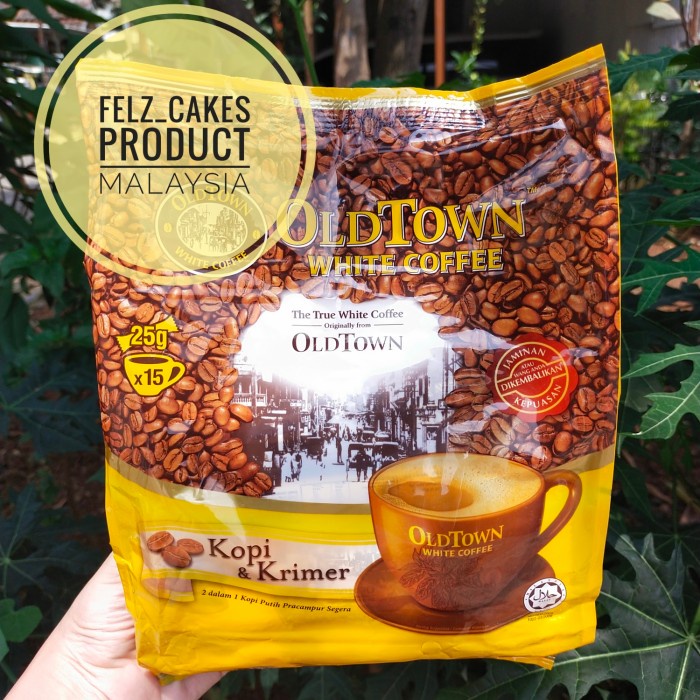 

old town white coffee 2 in 1 coffee and creamer
