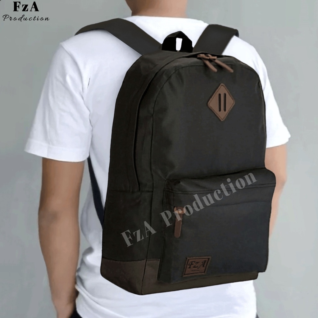 FzA Official - Tas Ransel Punggung Distro Casual Pria Wanita / Tas Ransel Laptop Backpack Original - BBRSL