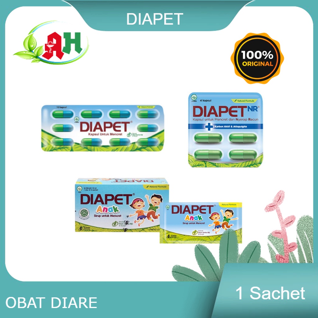 Diapet / Diapet NR / Diapet Anak / Jamu untuk mencret