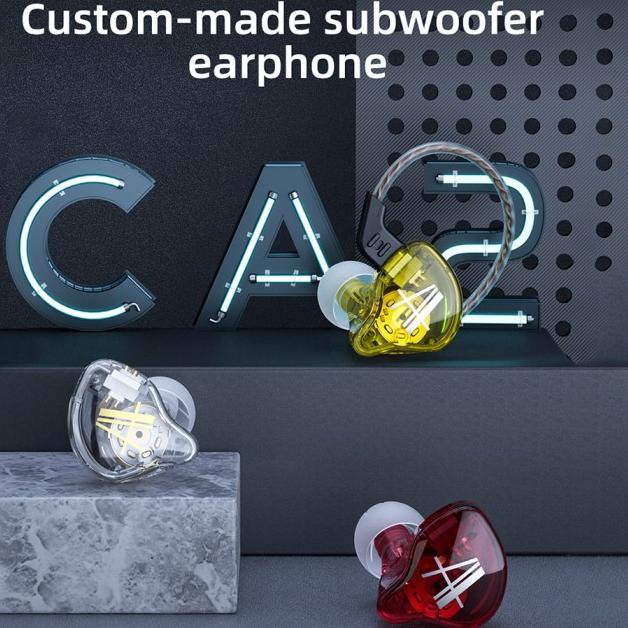 Stok Terbaru KZ x CCA CA2 Dynamic Driver In Ear Earphone HiFi Powerfull Bass Upgraded KZ EDX