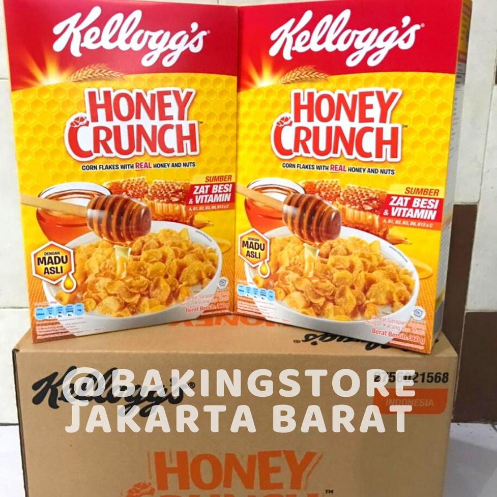 

10.10 STOK READY Sereal / cereal corn flakes honey crunch 360 gram kellogs 