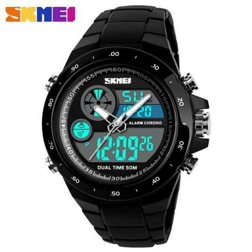 SK-1429 Jam Tangan Pria Digital Analog Anti Air