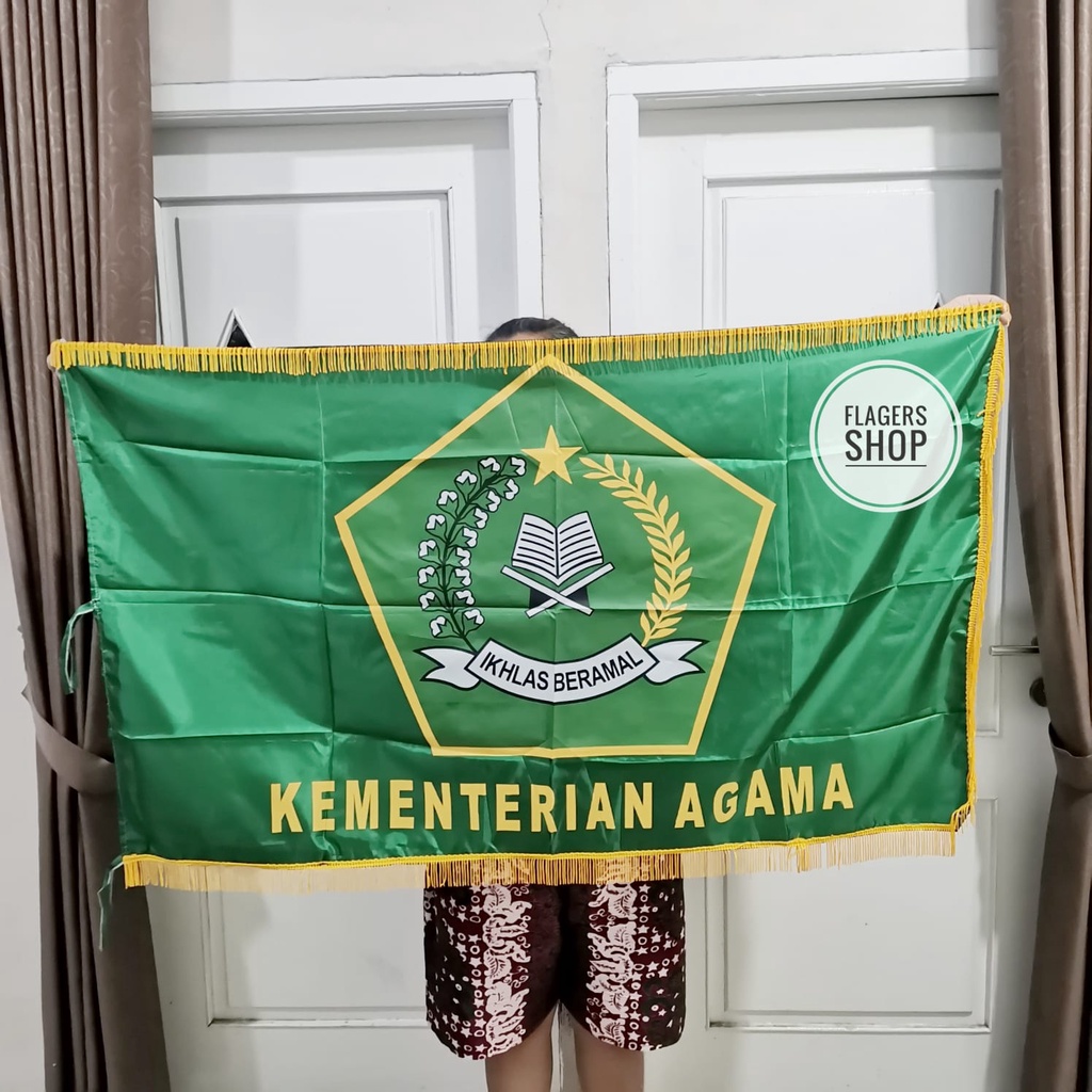 

Bendera Ruangan Kementerian Agama / Kemenag 90x135 cm - Ukuran Besar