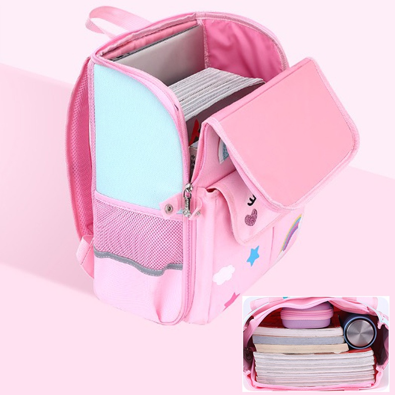 LNR Shop S-003 S-007 S-009 S-010 Tas Ransel Punggung Untuk Anak Perempuan Sekolah TK - SD Kelas 1 2 3 4 5 6 Ransel School Bag Anak Tahan Air Bahan Polyester Ringan Lembut Sekolah Dasar Taman Kanak Cewek Playgroup Pre-K K1 K2 Kindergarten Tas Punggung
