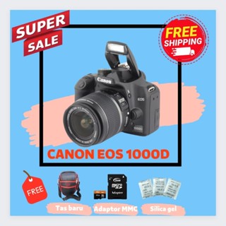 KAMERA DSRL CANON EOS 1000D LENSA KIT COCOK UNTUK PEMULA