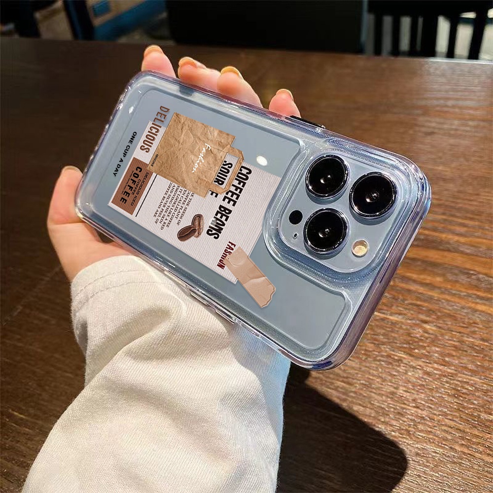Case Bahan Akrilik TPU Transparan Tahan Banting Untuk iPhone 14 13 12 11 Pro Max XS Max XR X 14 8 7 Plus SE 2020 2022