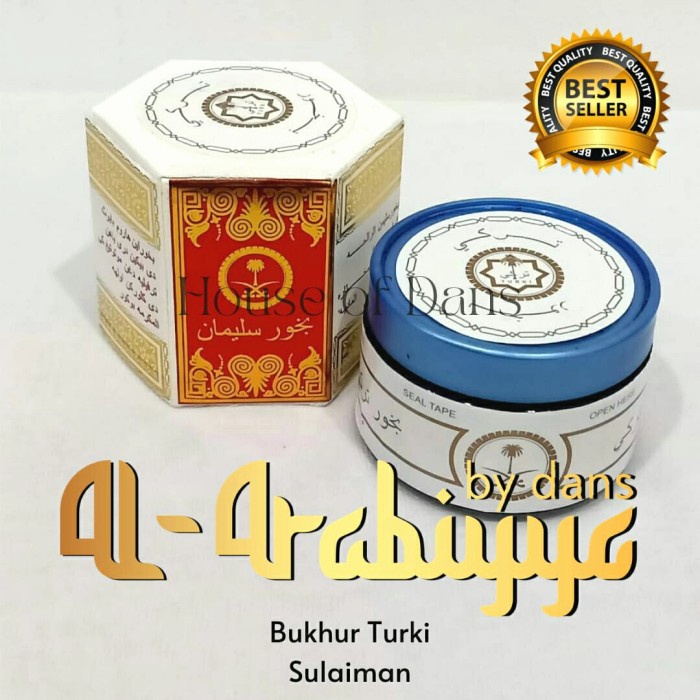Buhur dupa segi enam turki SULAIMAN 200gr Original