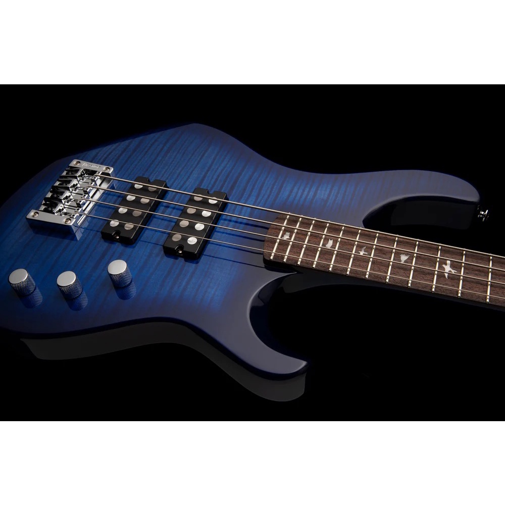 PRS SE KINGFISHER bass Faded Blue Wrap Around Burst