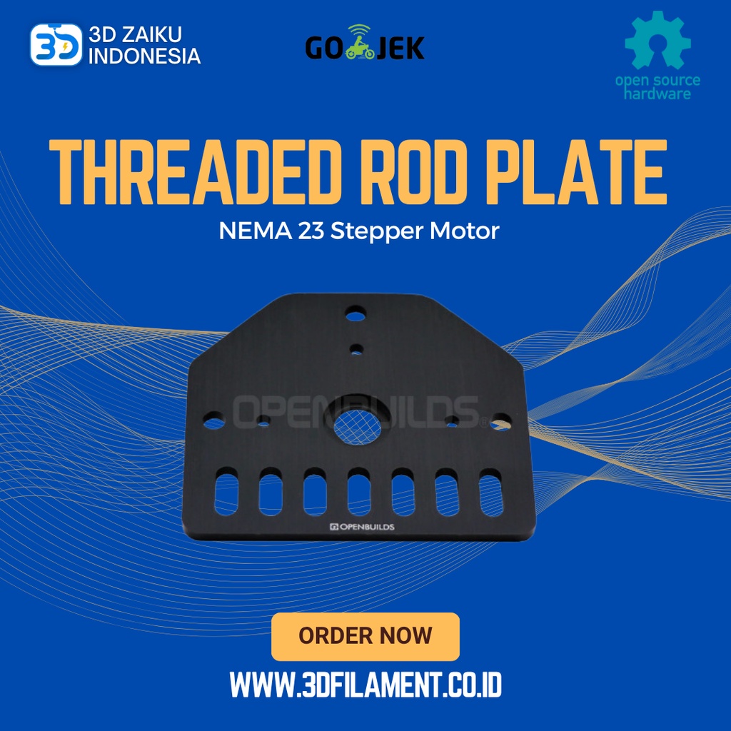 OpenBuild NEMA 23 Stepper Motor Threaded Rod Plate