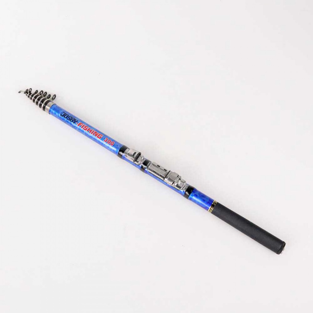 JOSBY Joran Pancing Karbon Fiber Portable Telescopic Fishing Rod 3 m