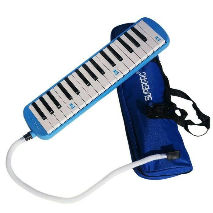 Pianika 37 Kunci untuk Sekolah Anak, Alat Musik Tiup dengan Keyboard