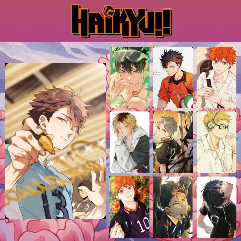 Photocard anime Haikyuu