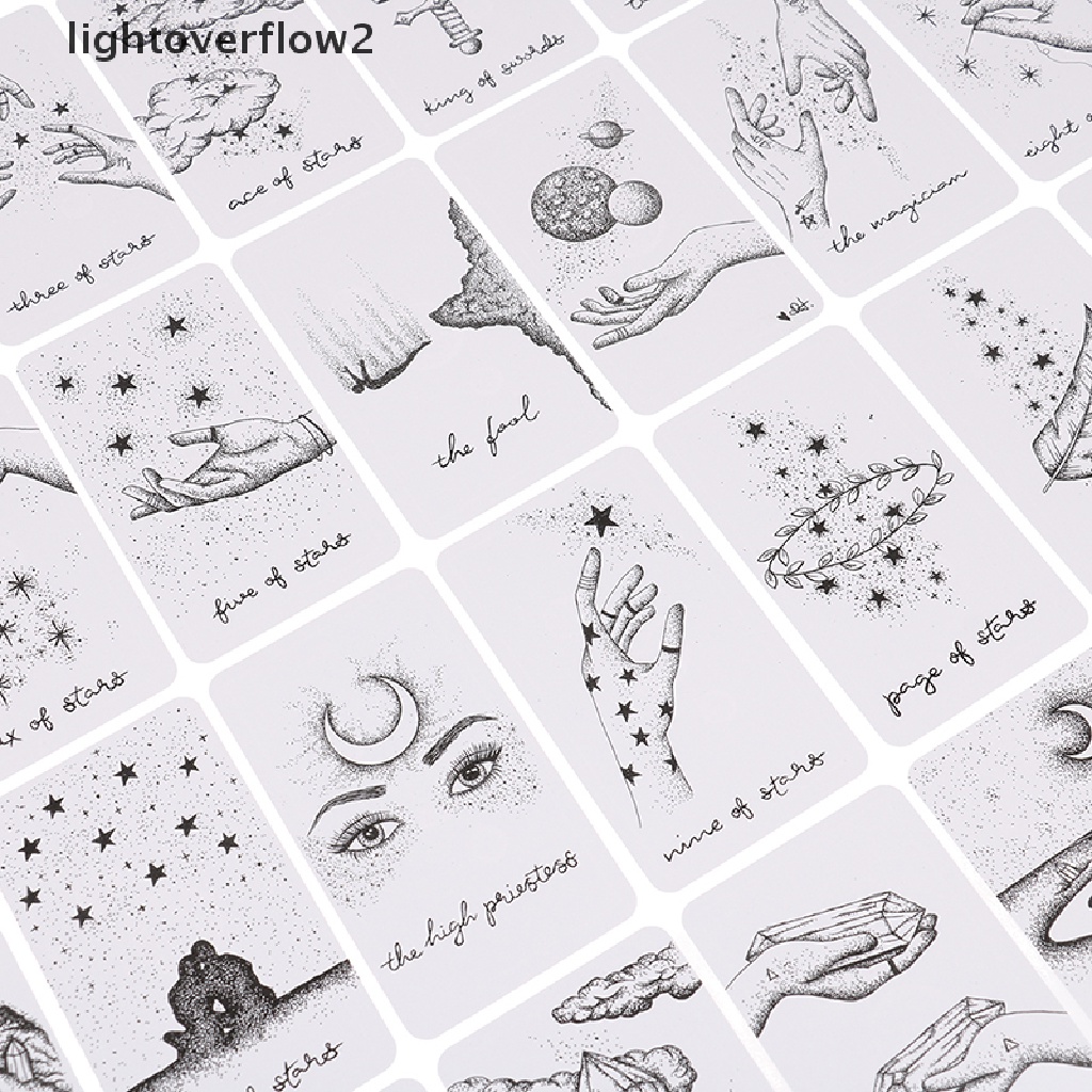 Lightoverflow2 Mainan Board Game Kartu Tarot Ramalan Bulan Untuk Keluarga / Pesta