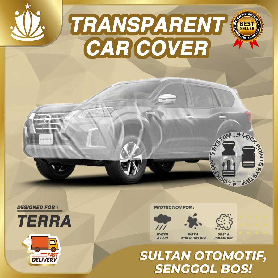 Body Cover Mobil Plastik TEBAL Nissan Terra WATERPROOF