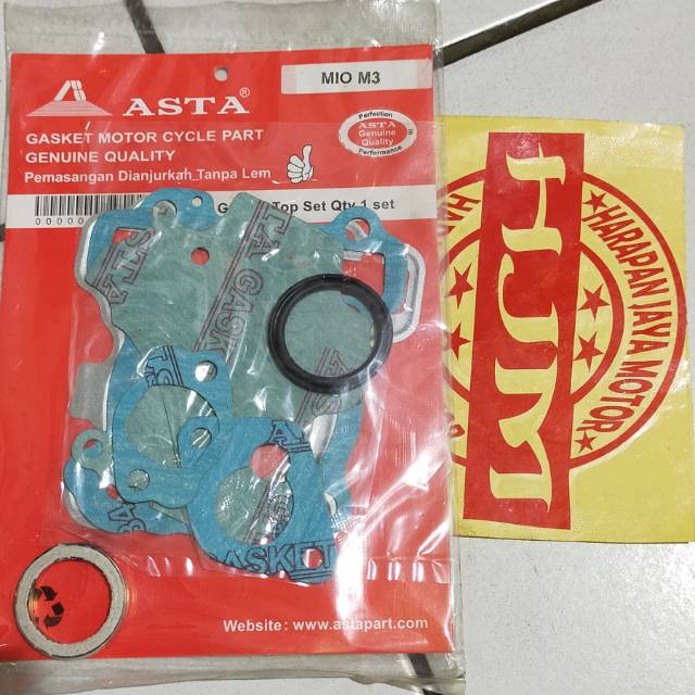 PAKING GASKET TOPSET MIO M3, MIO 125, SOUL GT125 PERPACK ASTA
